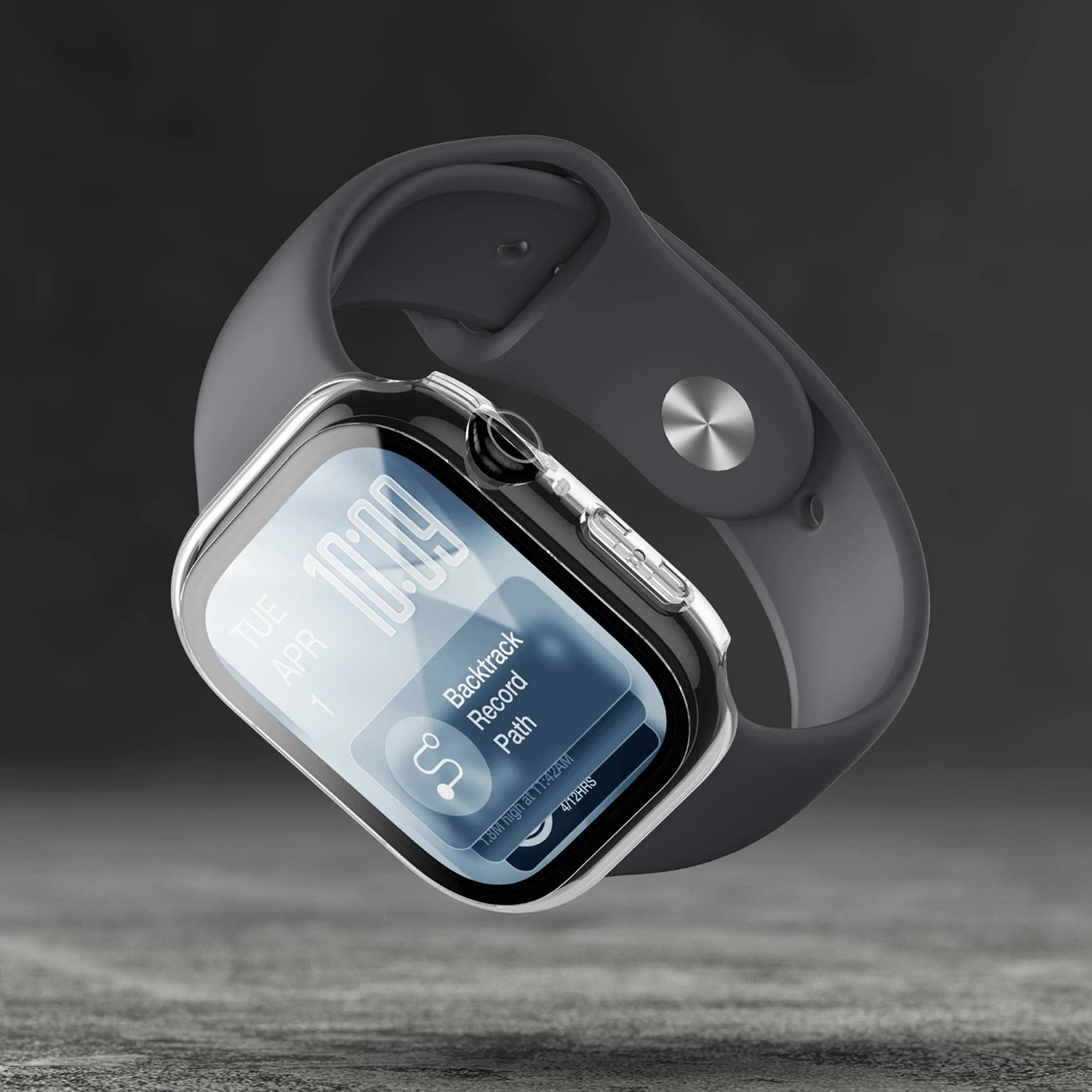 Mbrojtës ekrani me mbështjellës AmazingThing Radix FullGuard për Apple Watch Series 11 42mm, xham 9H, transparent