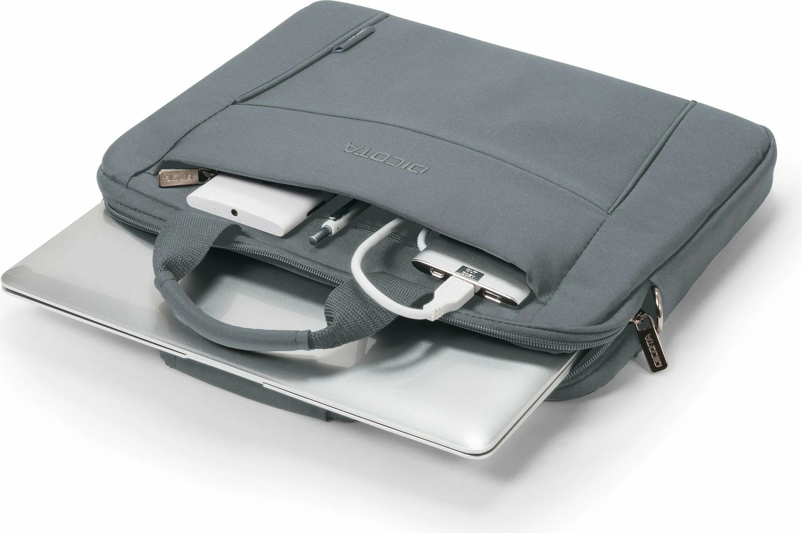 Kasë DICOTA Eco Slim Case BASE, 14.1", Gri