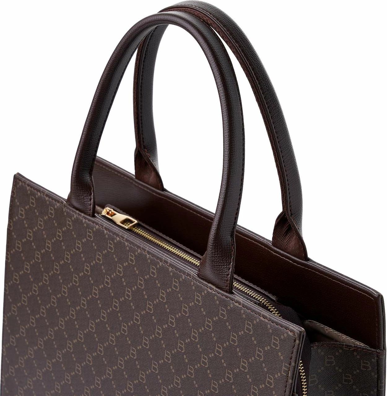 Çantë tote Lucky Bees Mira, ngjyrë kafe