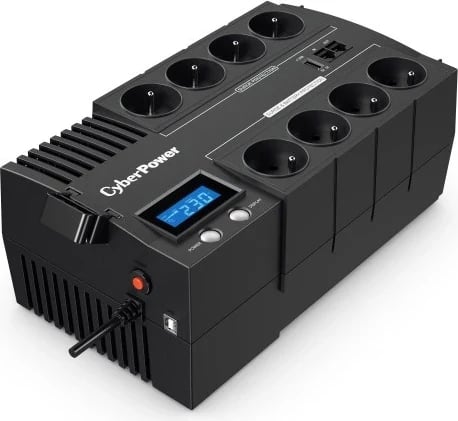 UPS CyberPower BR1000ELCD-FR, 1 kVA,  600 W,  8 AC, i zi