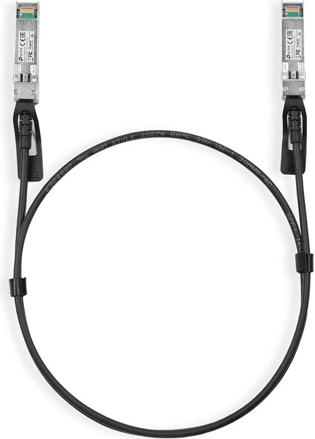 Kabllo DAC TP-Link 1m, 10G SFP+, e zezë