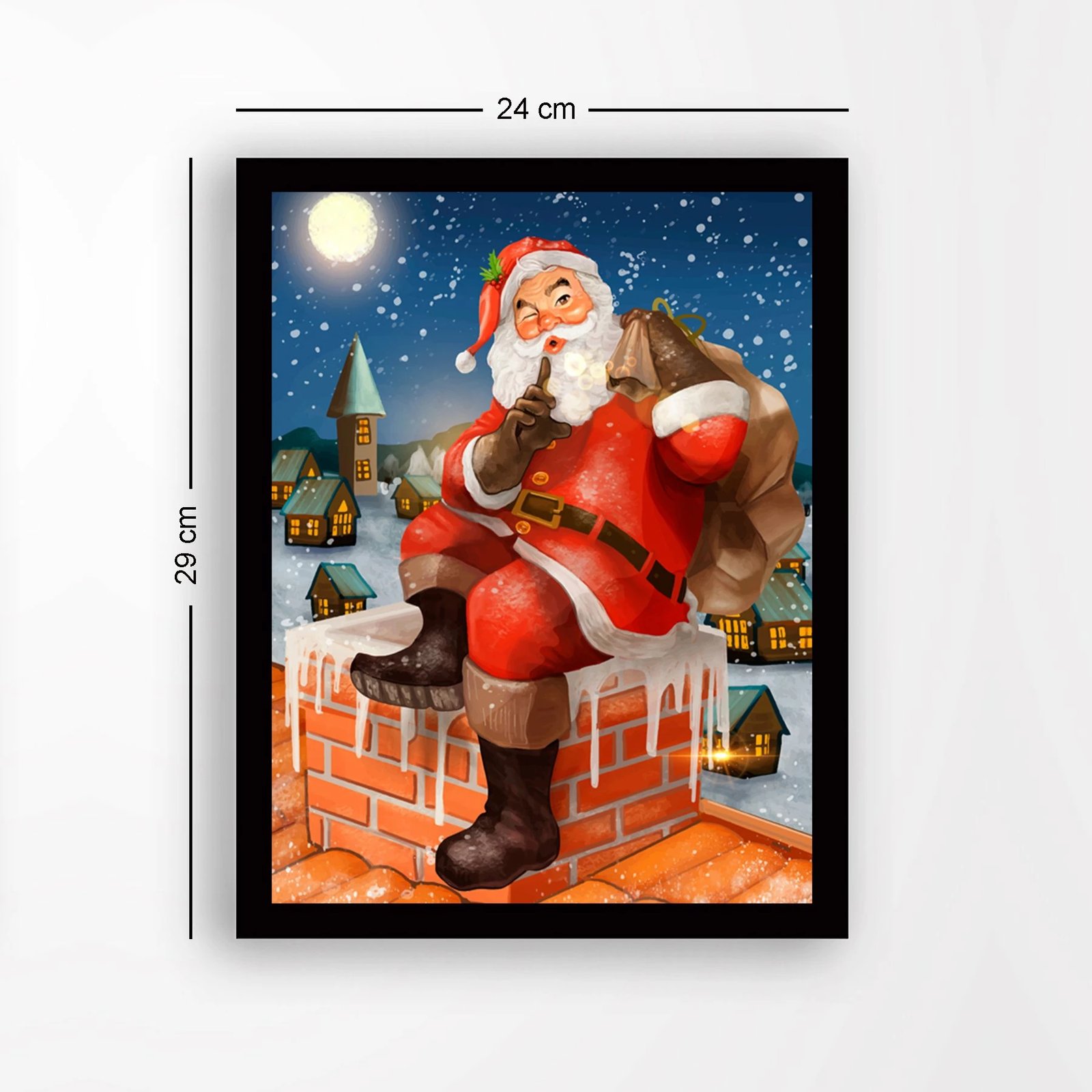 Pikturë dekorative me kornizë MDF, shumëngjyrëshe, Wallity, SC571861