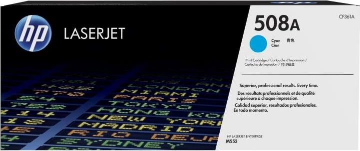 Toner HP 508A CF361A rendiment 5000 faqe cyan