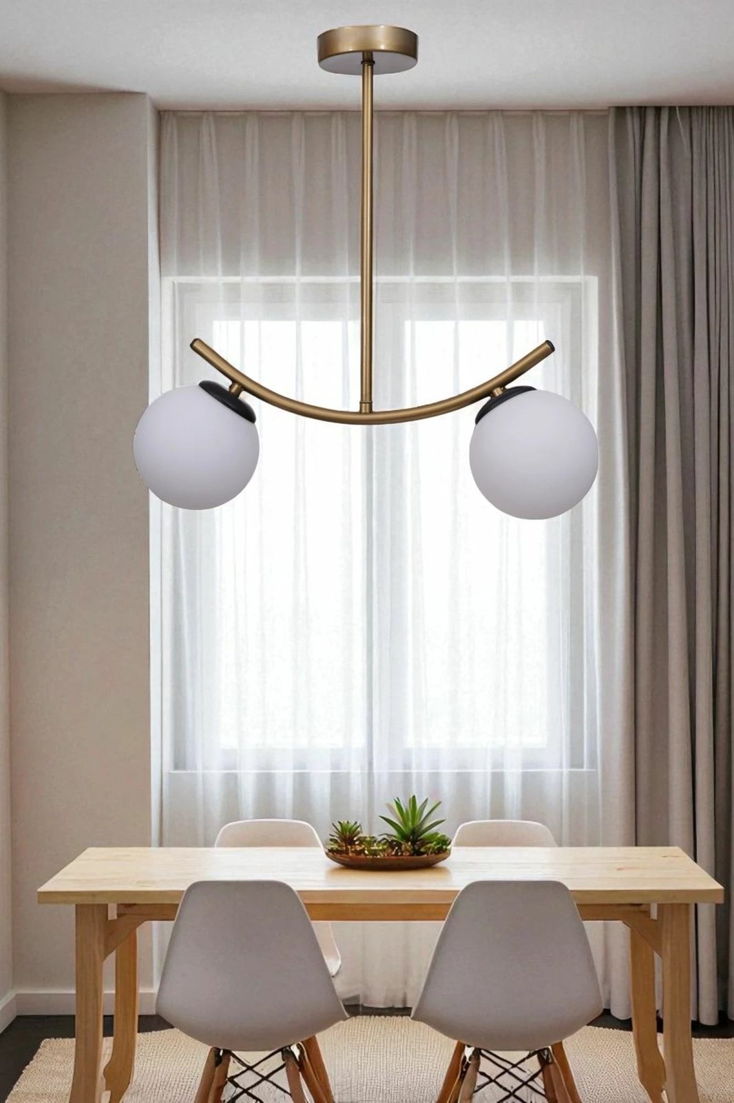 Llambë tavani Opviq, e bardhë dhe ari, 9010-3