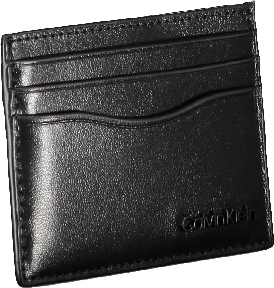 Portofol për meshkuj Calvin Klein, i zi