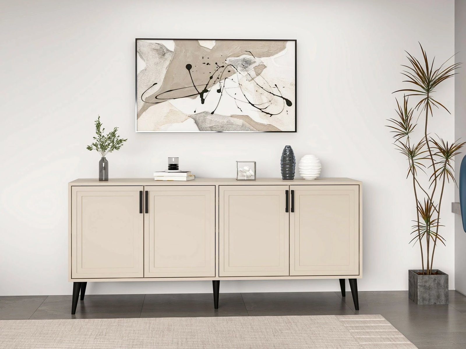 Konsolë Skye Decor, Prime, ngjyrë rëre