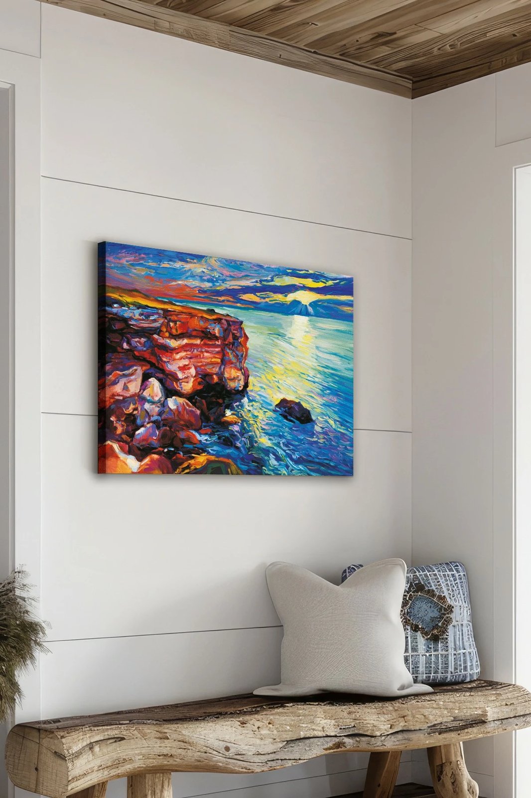 Pikturë dekorative në kanavacë, shumëngjyrëshe, Wallity, Ersyfdc92, 70x100cm