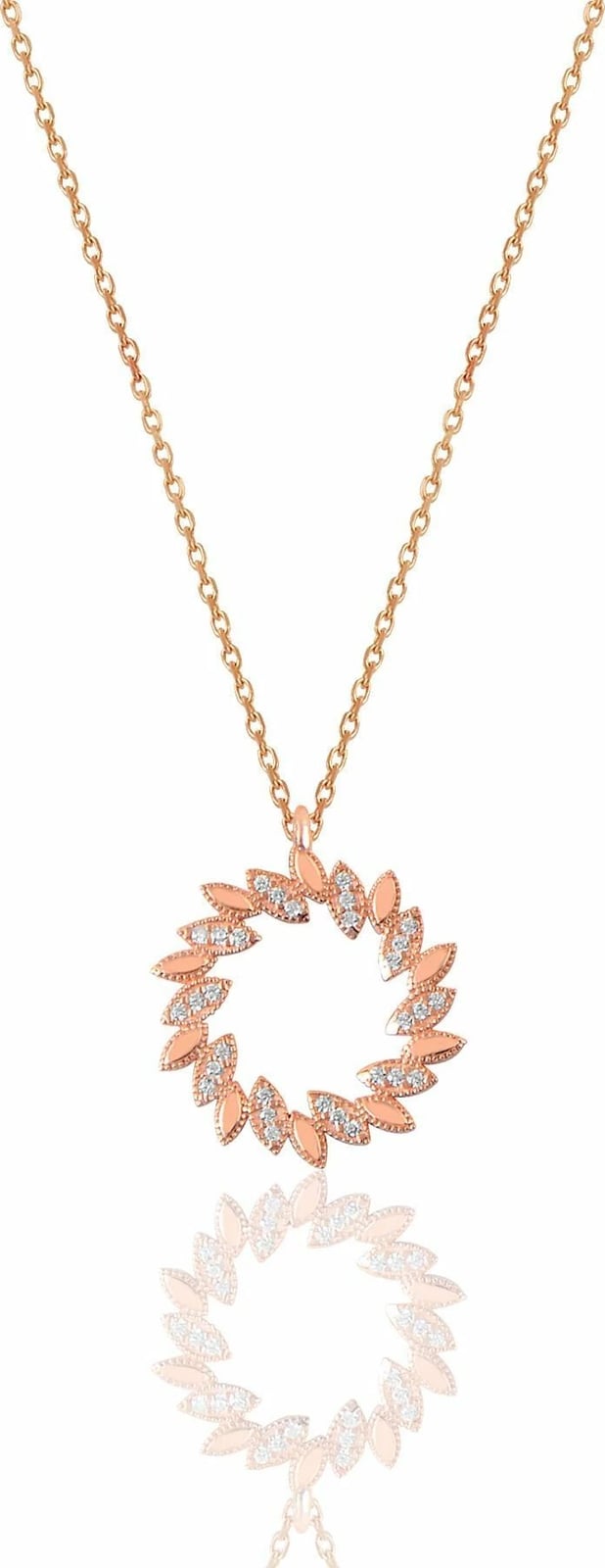 Vathë argjendi ngjyrë rozë gold Jumeon, SGTL11807