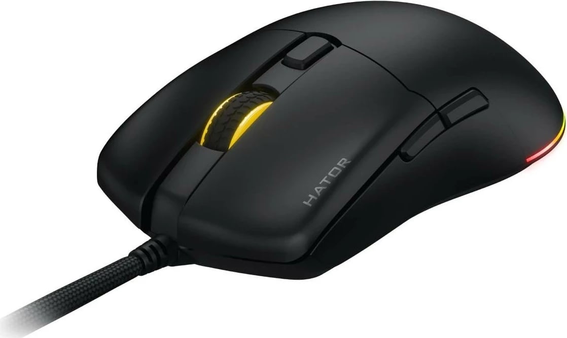 Maus Hator Pulsar 3 HTM610, RGB, me kabllo, i zi