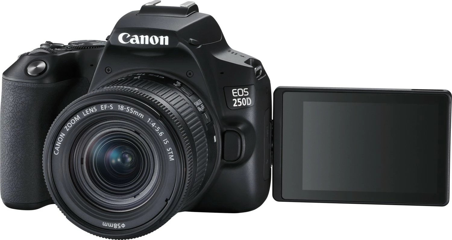 Aparat Canon EOS 250D, 18-55mm IS STM, i zi