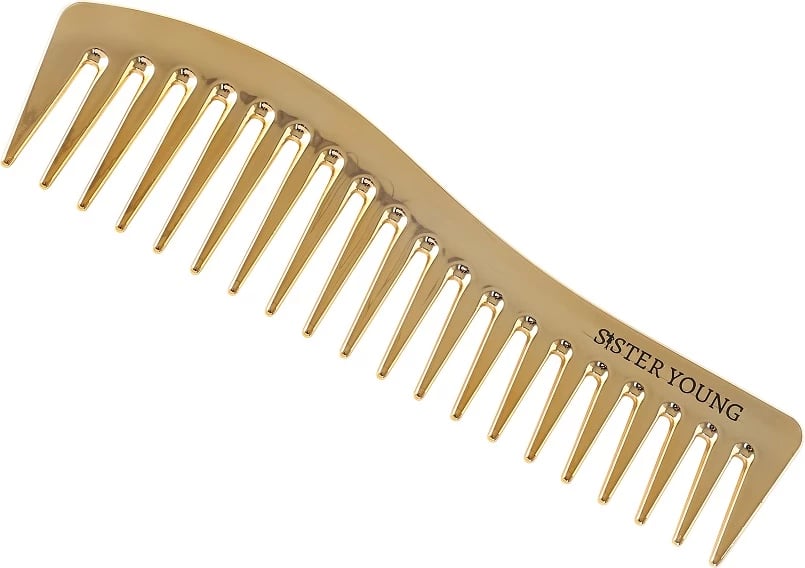 Krehër stilimi flokësh Sister Young Zuri për femra, ari, 1 copë