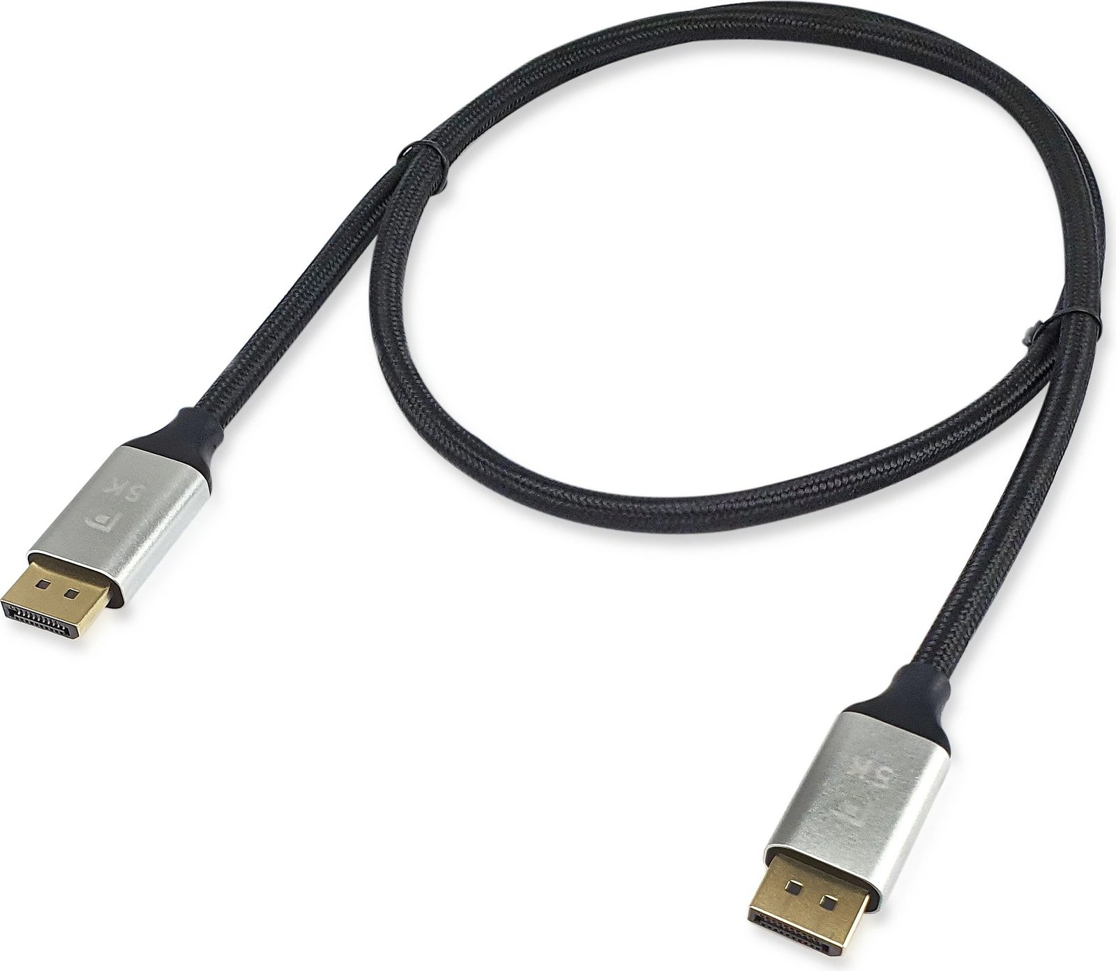 Kabllo DisplayPort 1.4 Premium Equip, 5m, Alumini, E zezë