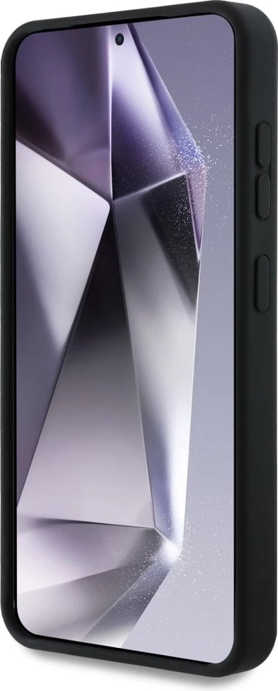 Mbështjellës Mercedes Silicone Contrasted Curves MagSafe për Samsung Galaxy S25, i zi