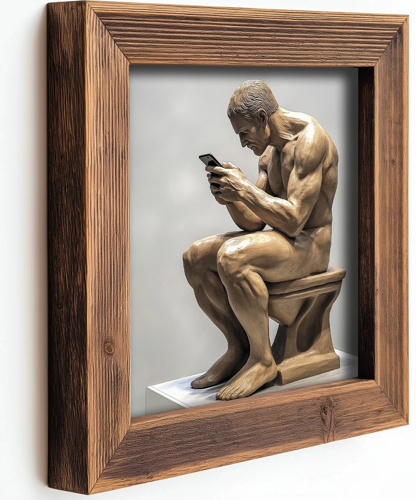 Pikturë dekorative me kornizë MDF, shumëngjyrëshe, Wallity, UKZM084