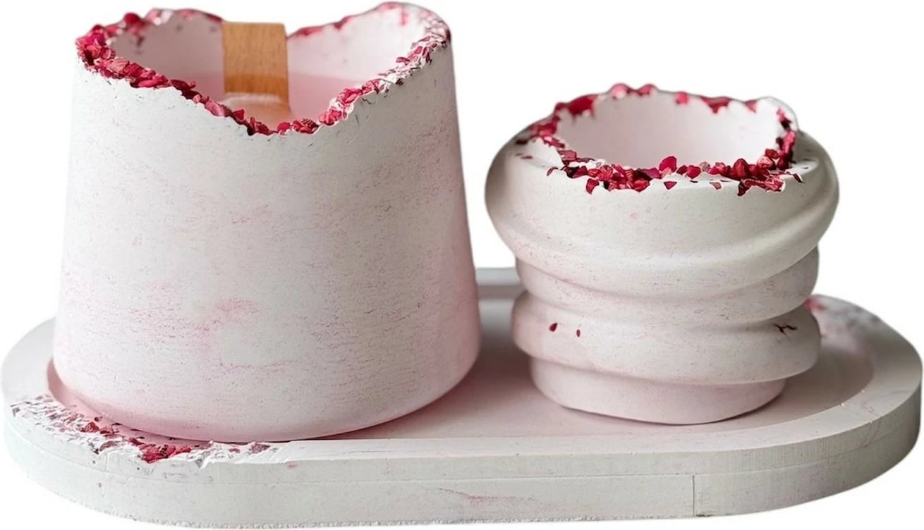 Set qirinjsh (3 copë), Evila Originals, Glamour Candle 35ST