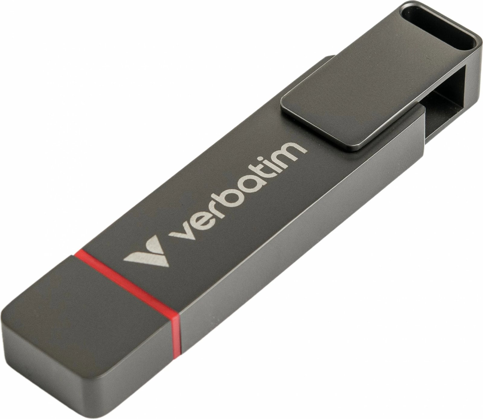 USB flash Verbatim Dual QuickStick 256GB, USB-A/USB-C, 3.2 Gen 1, gri