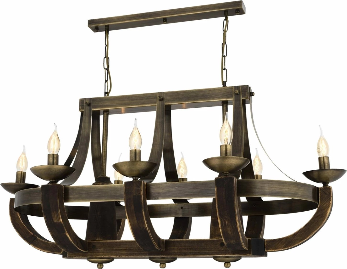 Llambadar druri Opviq, Av-1644-8E-Ym, vintage, 8 vendosje