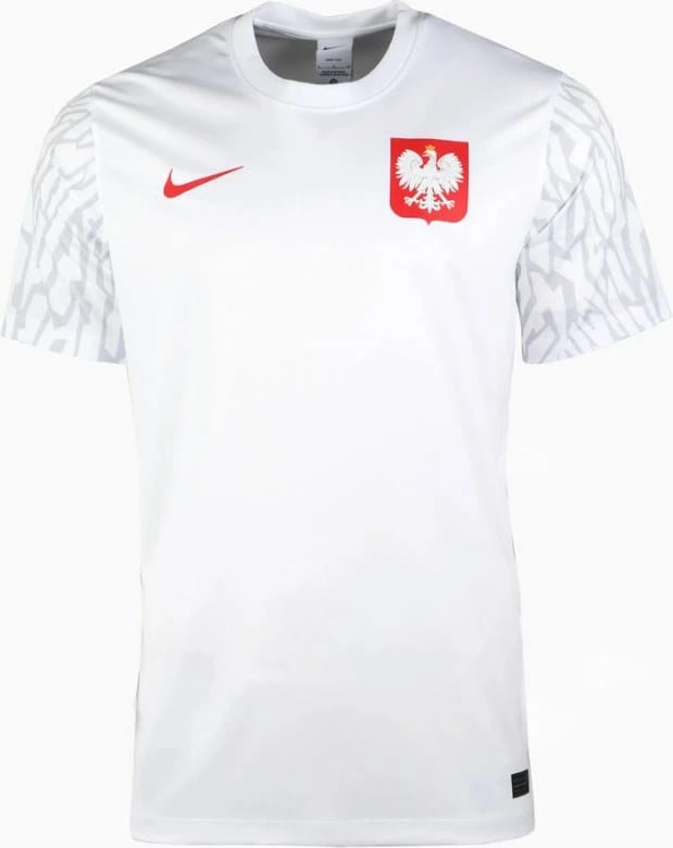 Fanellë futbolli për meshkuj Nike, e bardhë