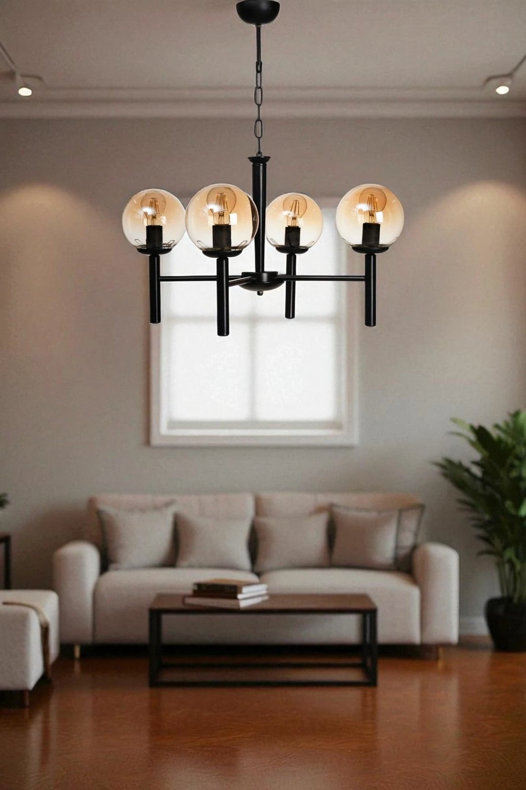 Llambadar Opviq, 8979-4, ngjyrë mjaltë dhe e zezë