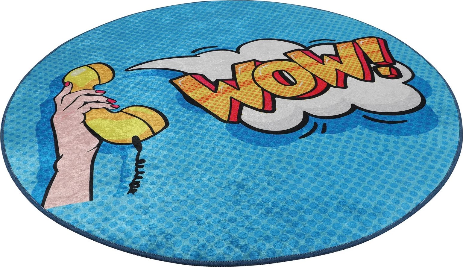 Tapet për banjo, Mijölnir, WOW, shumëngjyrësh, 140cm