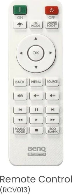 Projektor BenQ TK710 4K HDR Laser, DLP, 3200 ANSI lm, HDMI 2.0b me eARC, 1.3x zoom, i zi