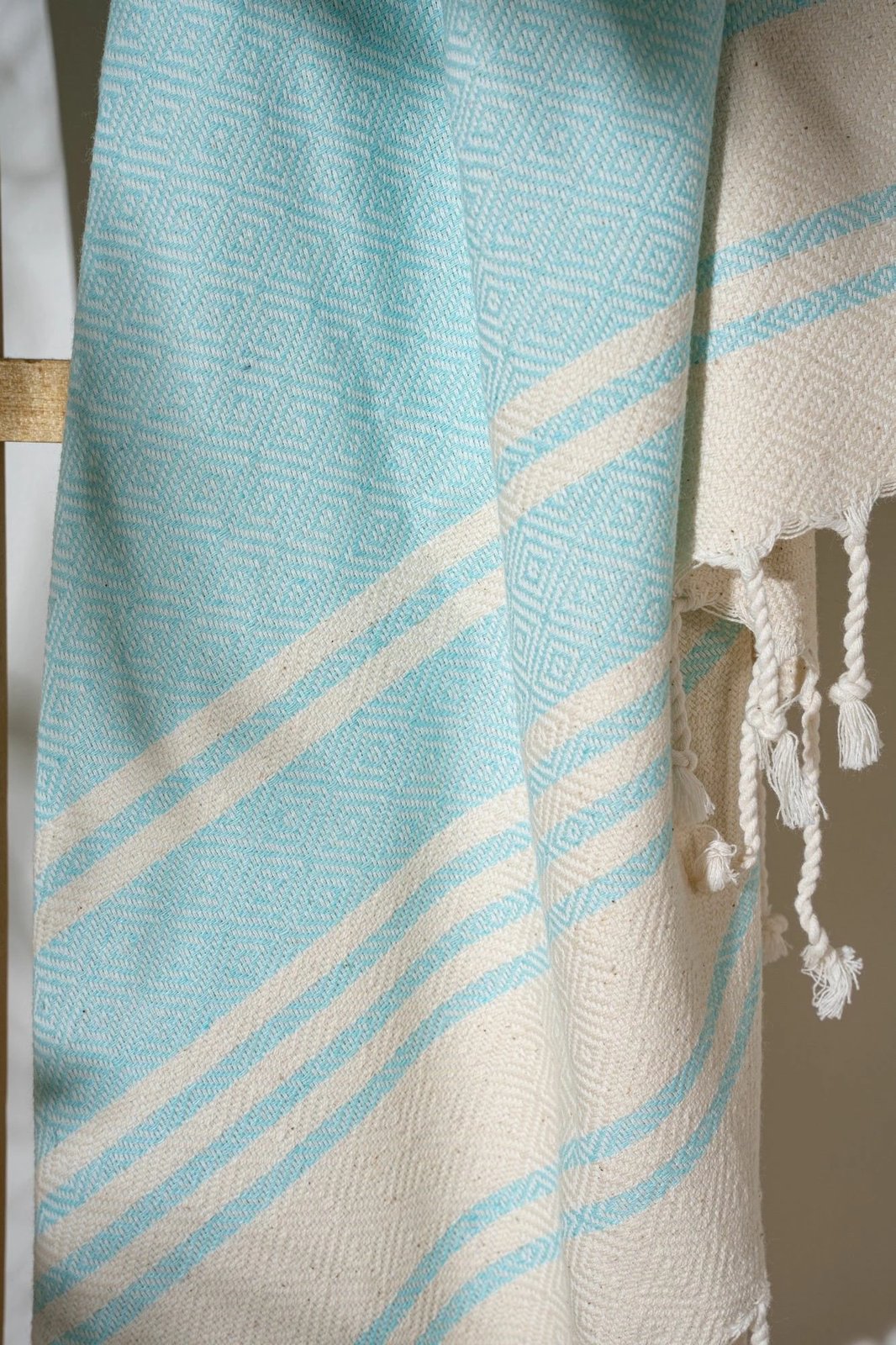 Peshqir plazhi fouta, ngjyrë mente, New Diamond, Mijölnir