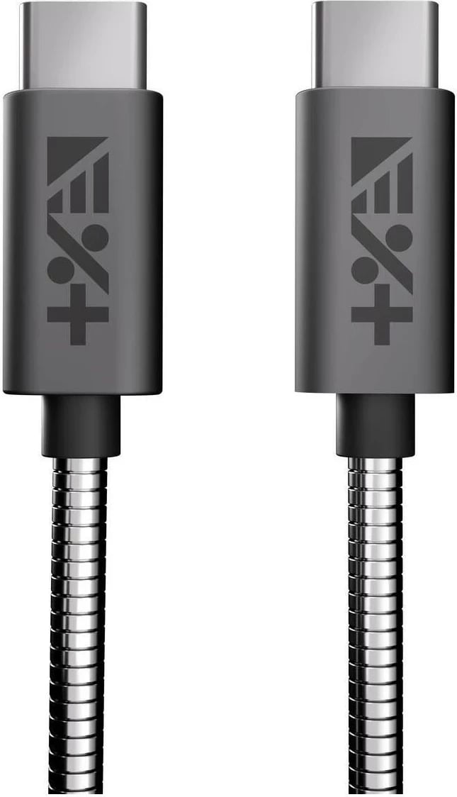 Kabëll NEXT ONE USB-C / USB-C 1.2 m, ngjyrë gri Kabëll NEXT ONE USB-C / USB-C 1.2 m, ngjyrë gri