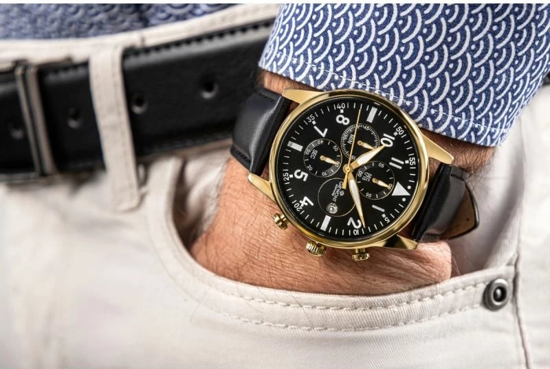 Orë dore për meshkuj Giewont, e zezë dhe e artë