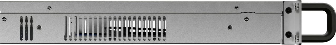 Kasë serveri RACK 1U Lanberg SC01-3001-10B Mini-ITX, 19", 4x40mm PWM, 1 PCI, FLEX PSU, 2x USB 3.0, 300mm e zezë