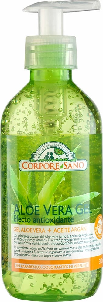 Xhel për trup dhe fytyrë CORPORE SANO Aloe Vera me vaj argani, 300ml unisex Xhel për trup dhe fytyrë CORPORE SANO Aloe Vera me vaj argani, 300ml unisex