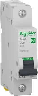 Siguresë Automatike 1P, C 32A, 6kA - Schneider