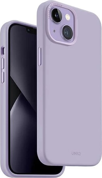 Mbështjellës UNIQ Lino për iPhone 14 Plus, Violet