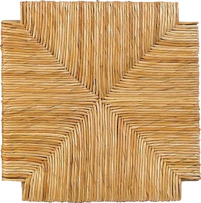 Ulese zëvendësuese prej kashte për karrige druri, 33x33x3.5cm