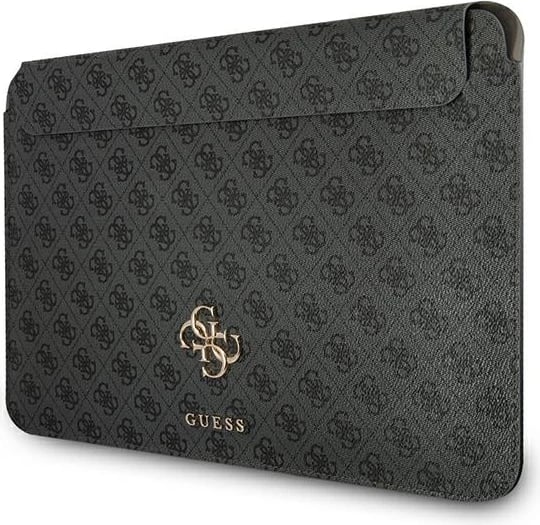 Mbështjellës laptopi Guess 4G Big Logo, 13", lëkurë sintetike, Gri