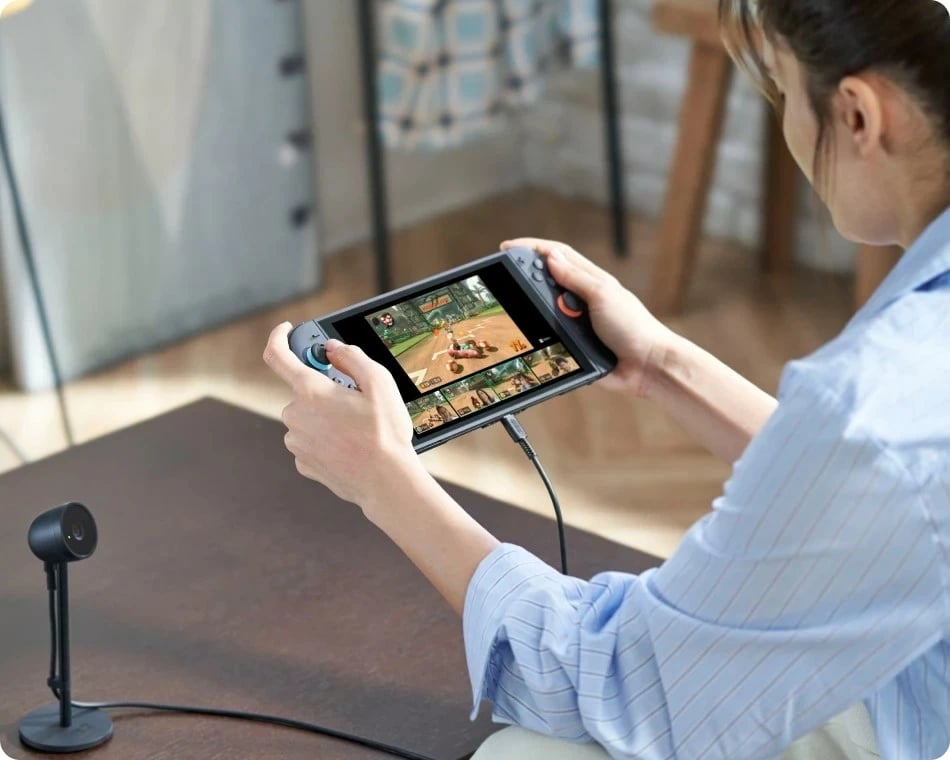 Konzolë portabile Nintendo Switch 2 me Mario Kart World, 256 GB, Ekran 7.9", e zezë Konzolë portabile Nintendo Switch 2 me Mario Kart World, 256 GB, Ekran 7.9", e zezë