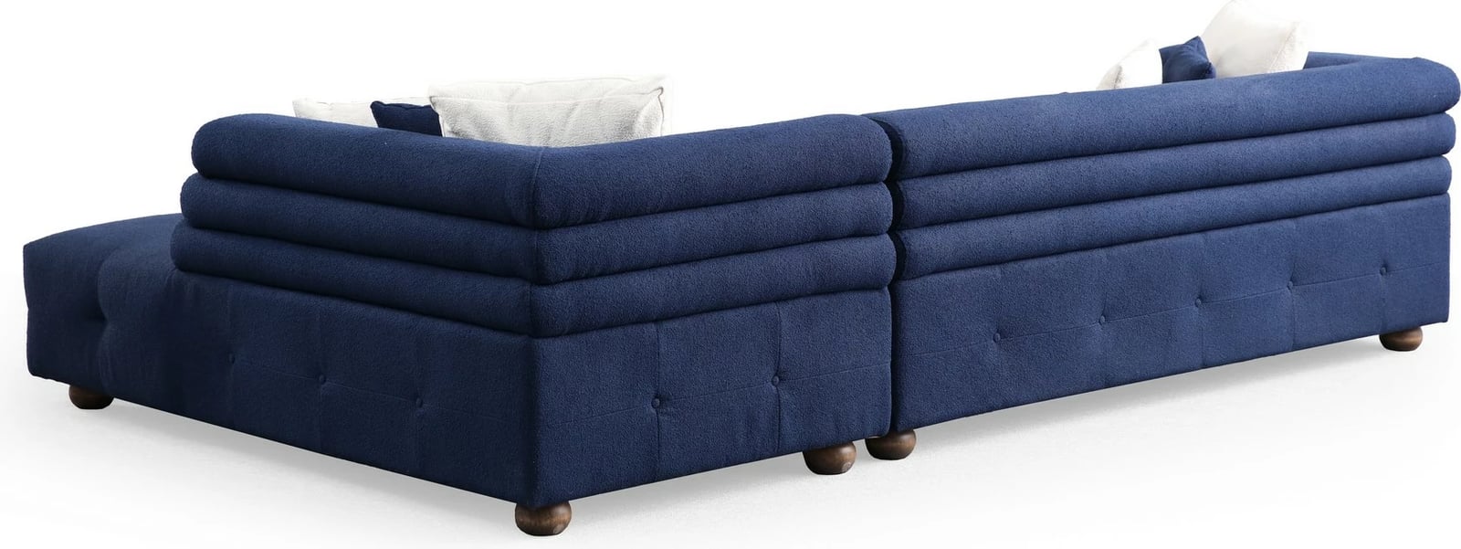 Këndore Boston, ngjyrë blu e natës, Atelier del Sofa, kënd i djathtë