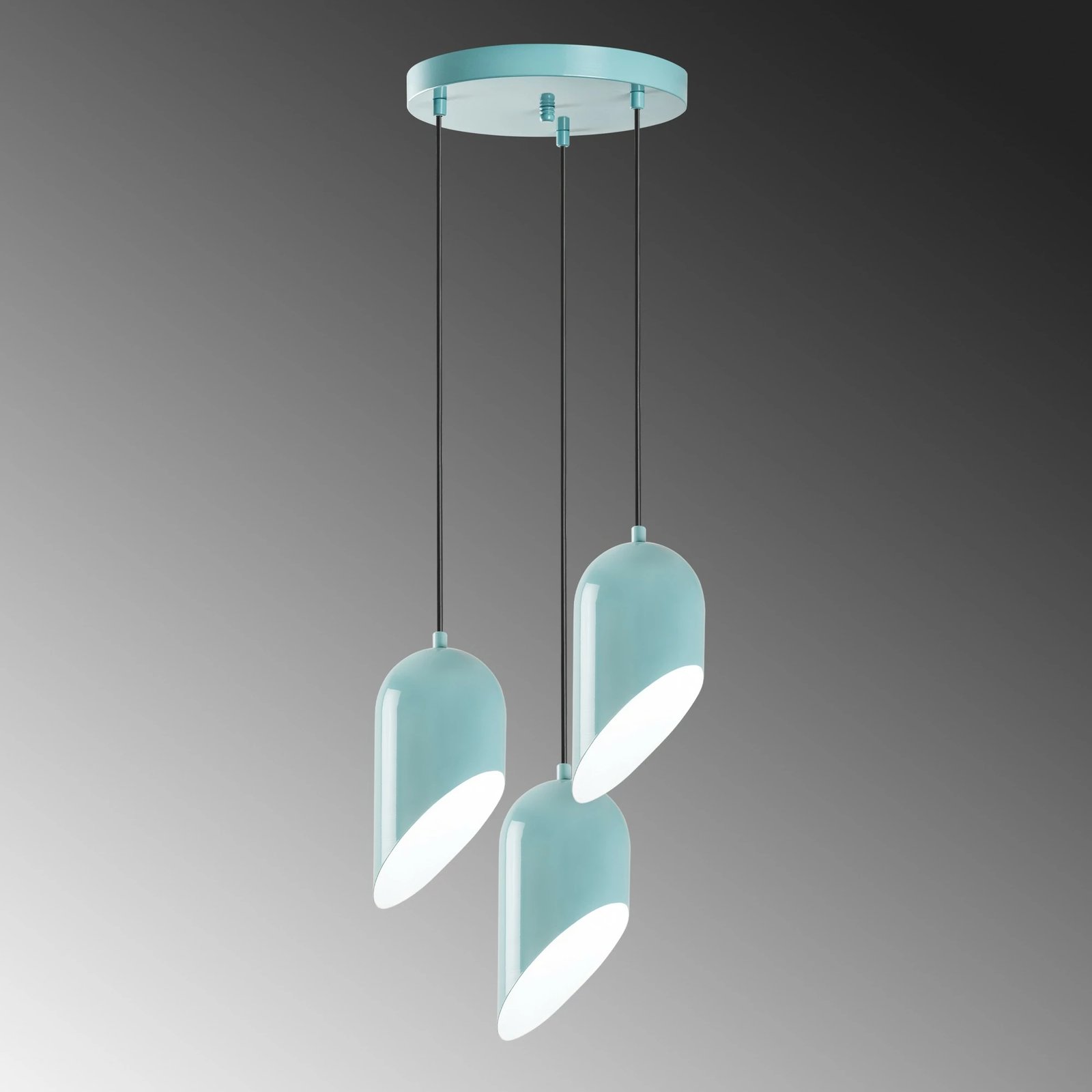 Llambë tavani Opviq, Kesik - 6176 - 3, ngjyrë tyrkiz