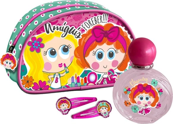 Eau de Toilette set për fëmijë Cartoon Amiguis Foreber, 50ml, 4 copë