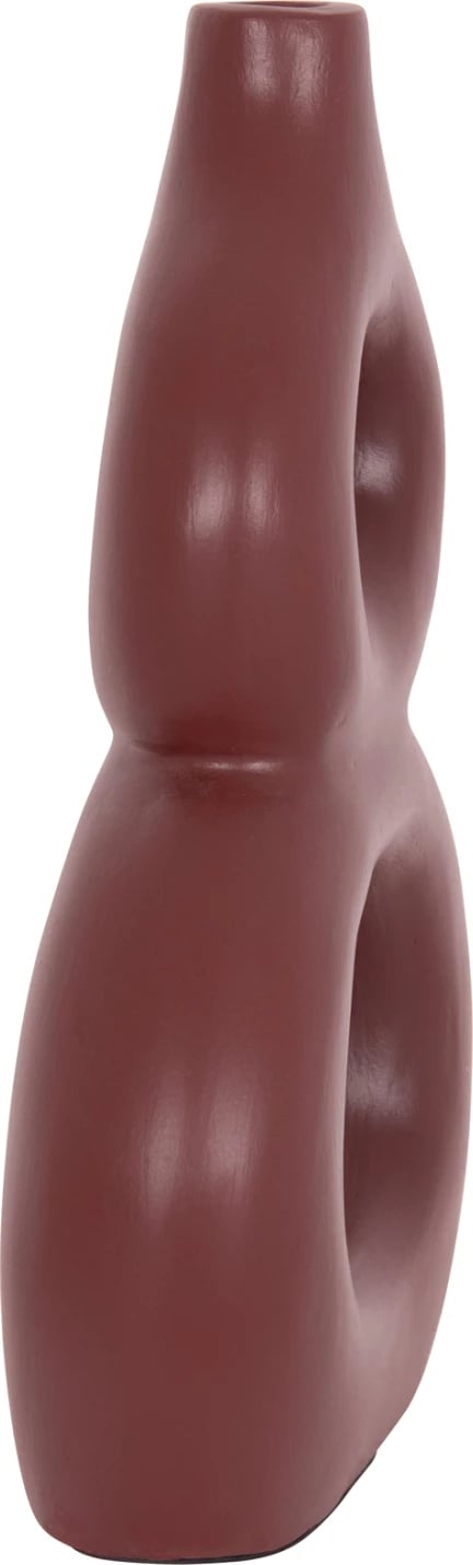 Vazo dekorative tavoline FIORIN, terrakotë, ngjyrë e kuqe maron, FH4666.03S, 21x7.5x31cm Vazo dekorative tavoline FIORIN, terrakotë, ngjyrë e kuqe maron, FH4666.03S, 21x7.5x31cm