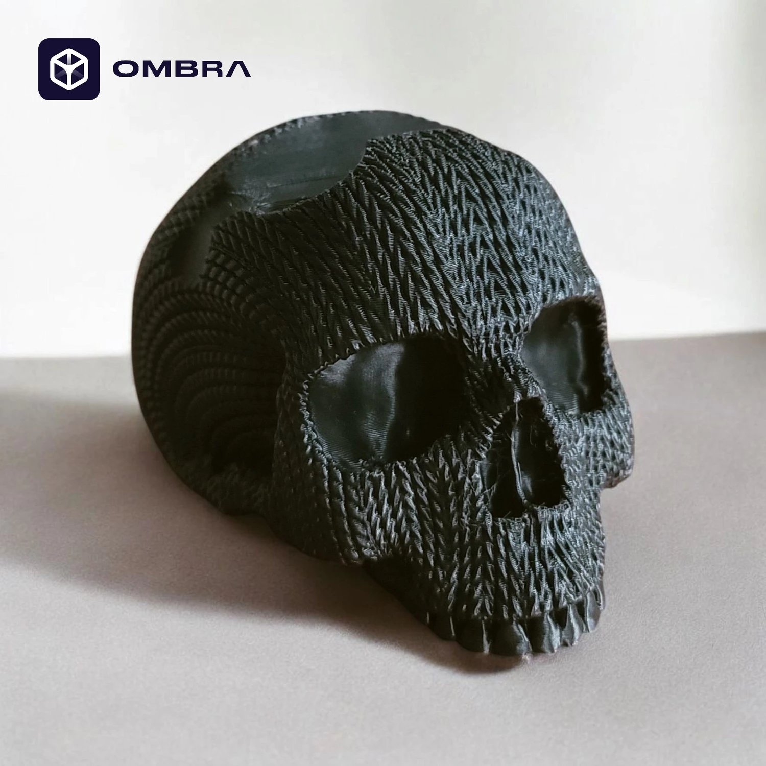 Mbajtëse për kontroller PS5 "Knitted Skull Controller Holder", e zezë