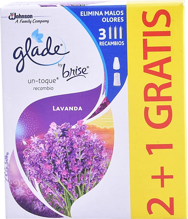 Mbushje për freskues ajri Glade Un Toque Lavanda 3 copë