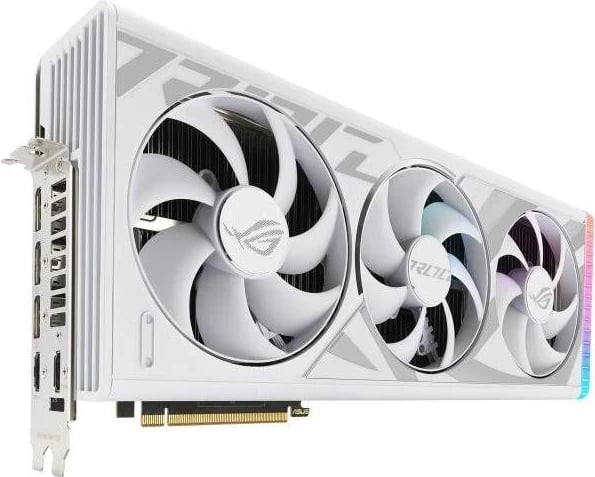 Kartelë grafike ASUS GeForce RTX 4080 SUPER ROG STRIX OC WHITE 16GB DLSS 3 Kartelë grafike ASUS GeForce RTX 4080 SUPER ROG STRIX OC WHITE 16GB DLSS 3