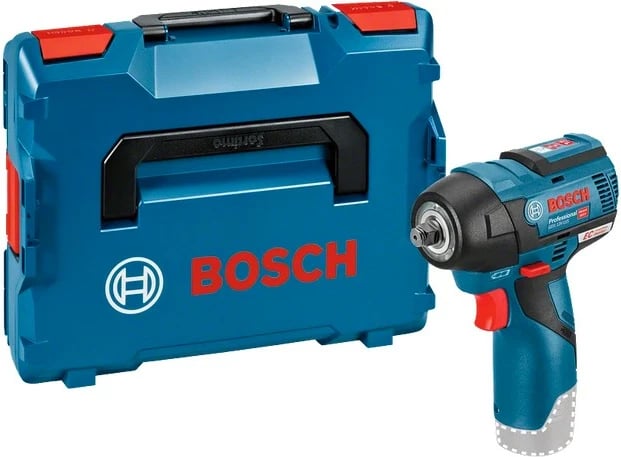 Driver impakti Bosch GDS 12V-115 Professional, 3/8", 12V, zi, kaltër, kuq