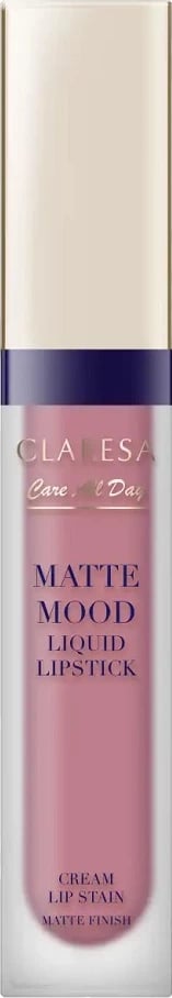 Buzëkuq i lëngshëm mat Claresa Matte Mood Liquid Lipstick për femra 03 Calm, 7ml