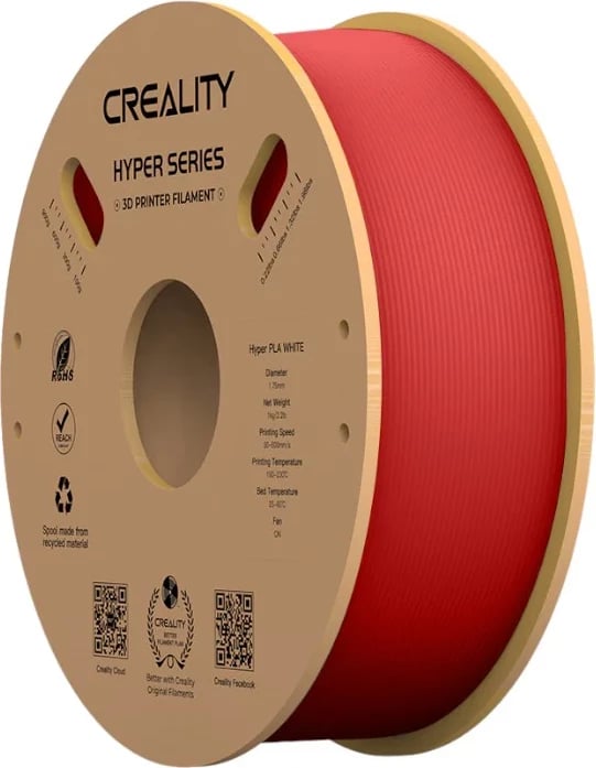 Filament PLA Creality Hyper Series 1.75mm, 1kg, Kuq