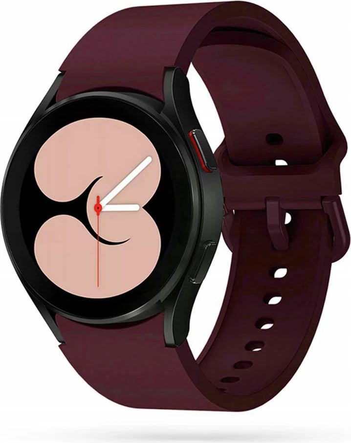 Rrip për smartwatch Tech-Protect IconBand për Samsung Galaxy Watch 4/5/5 Pro/6/7/FE, TPU, i kuq burgundy