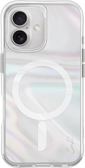 Mbështjellës UNIQ Coehl Savon me karikim magnetik për iPhone 16, Transparent