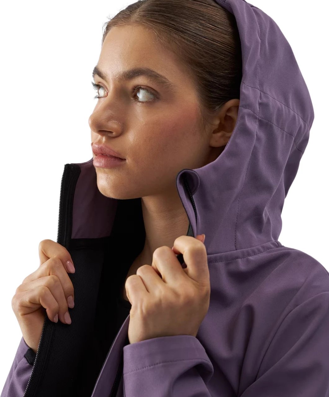 Jakne softshell për femra 4F, e purpurt