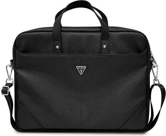 Çantë laptopi Guess Saffiano GUCB15PSATLK, 16 inç, e zezë