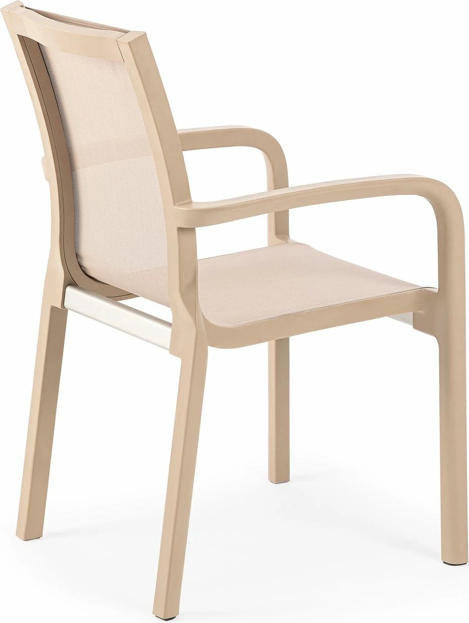 Karrige kopshti Skye Decor, rrjetë, ngjyrë bezhë shkretëtire